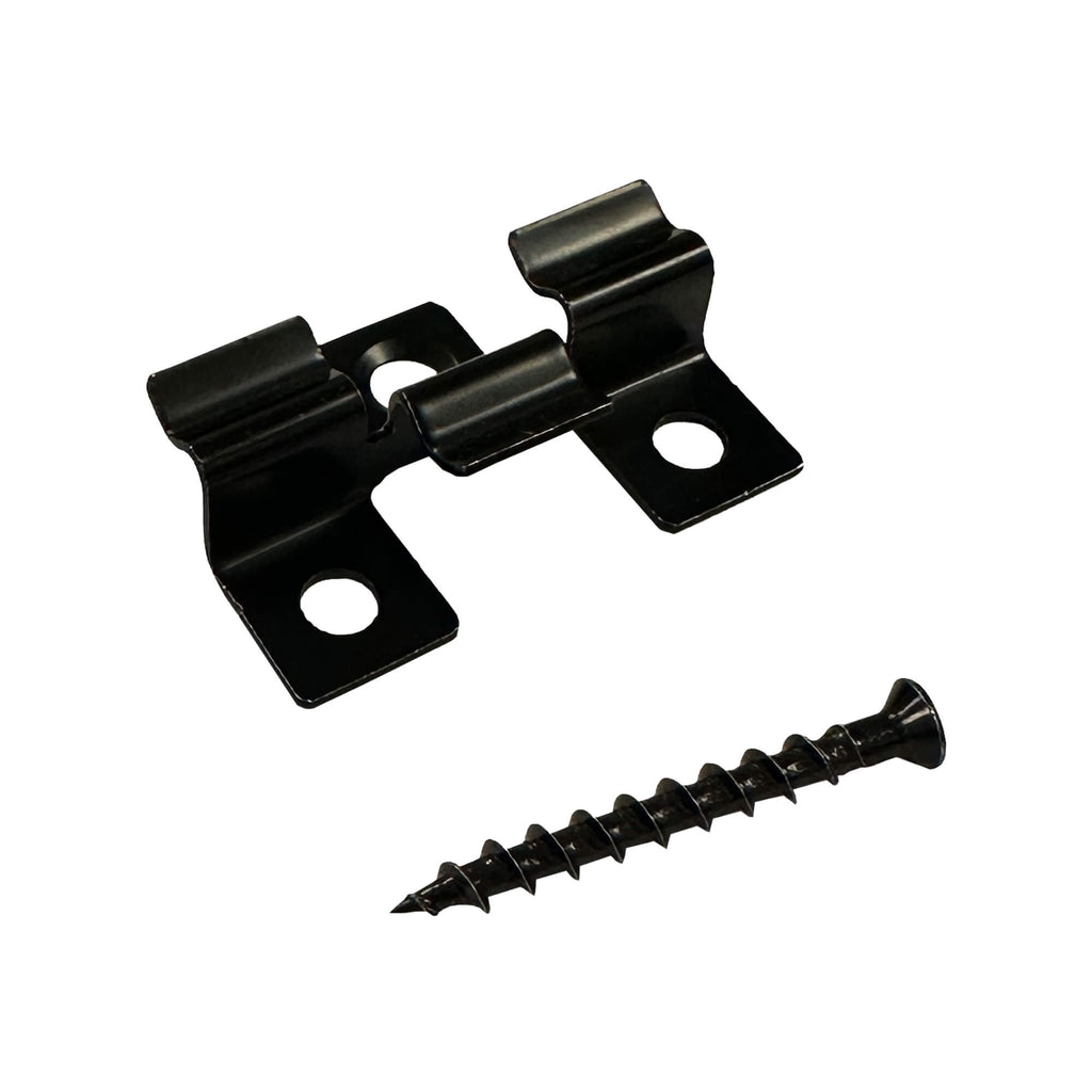 A Co-Extruded Decking Hidden Metal Clip on a white background.
