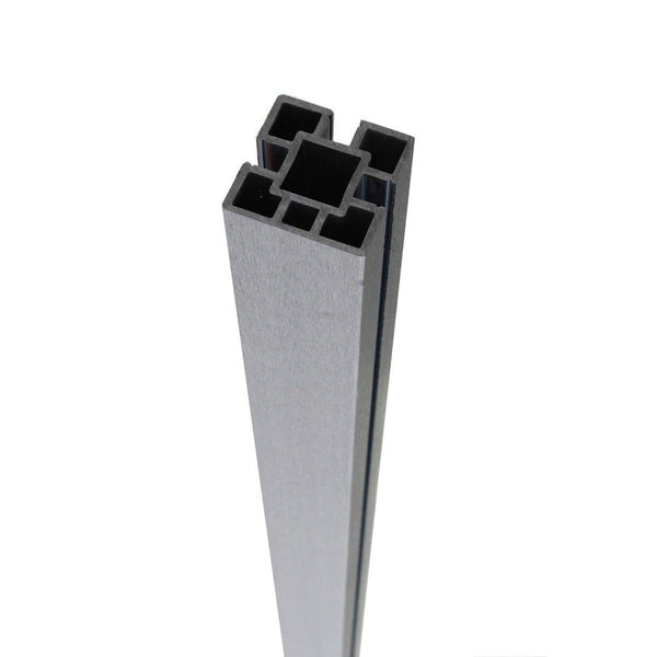 Silver Composite Fence Post